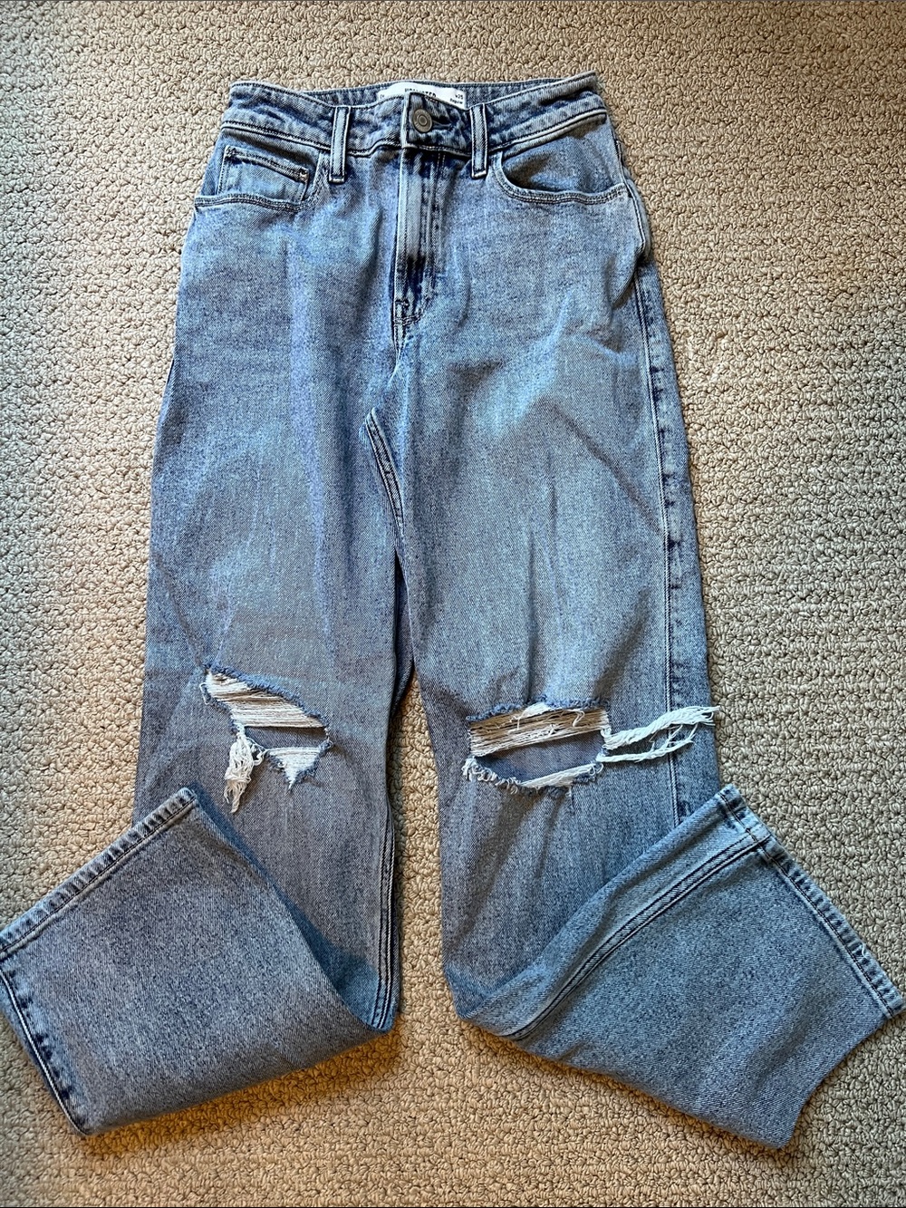 Hollister Ladies Ultra High Rise Dad Jeans